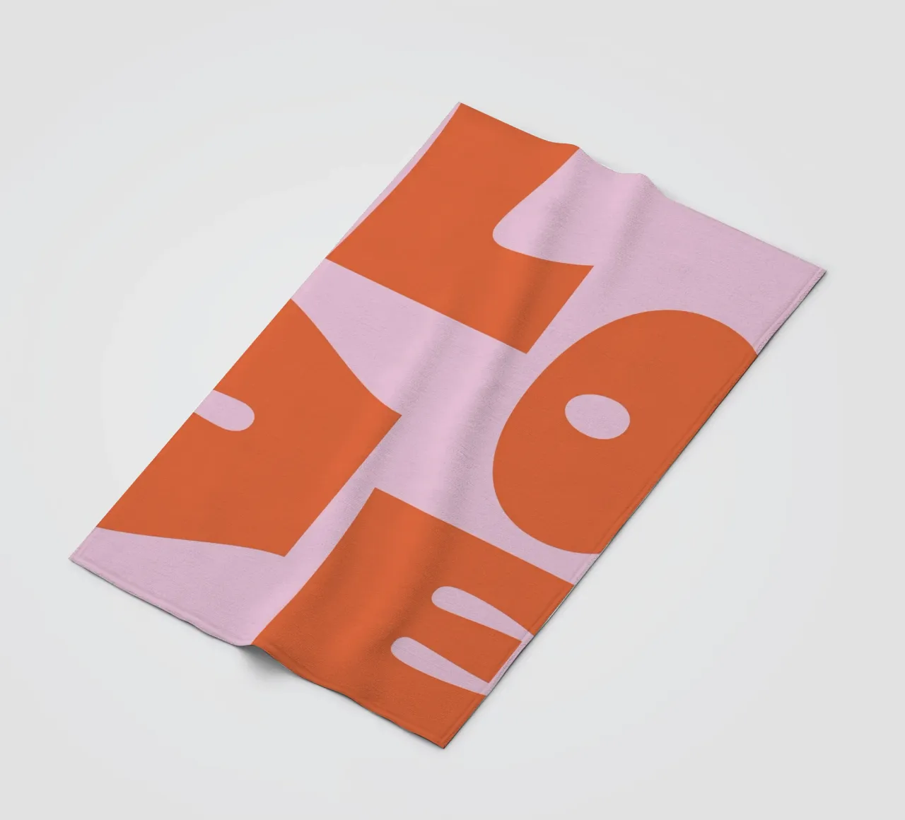 Pink Love fleecedeken van we line studio - art