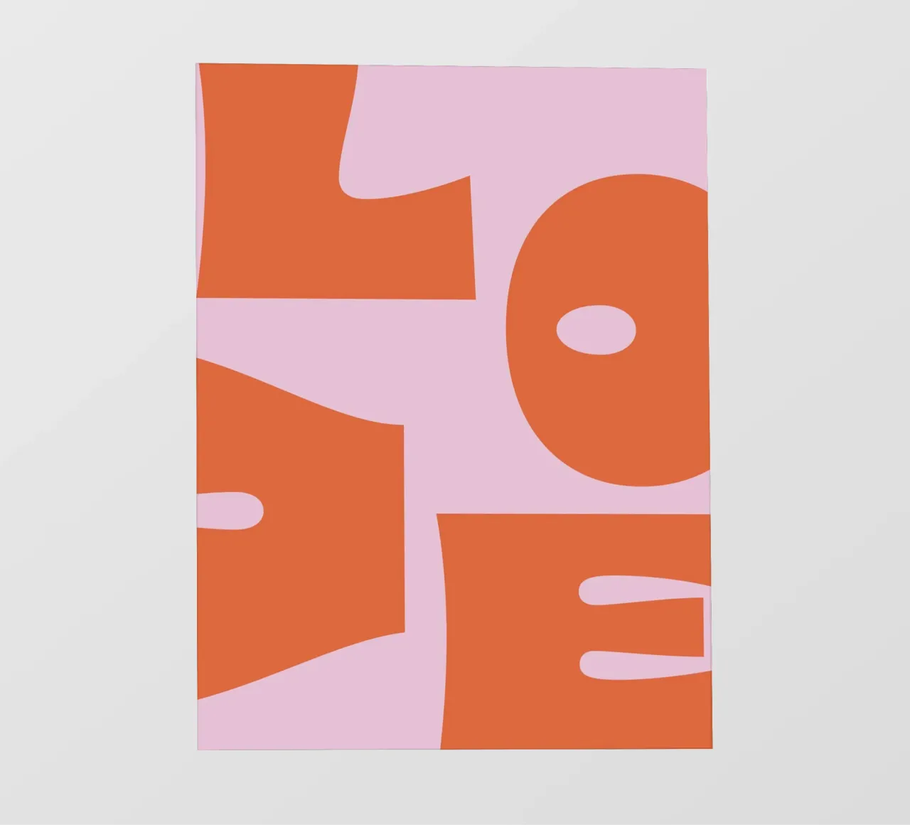 Pink Love pvc cover by we line studio - art