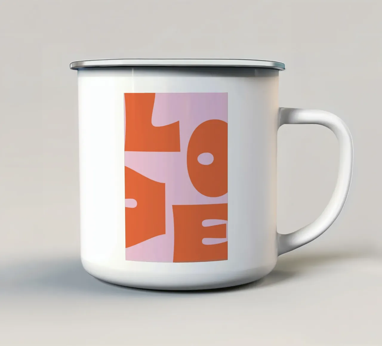 Pink Love tazza in smalto da we line studio - art
