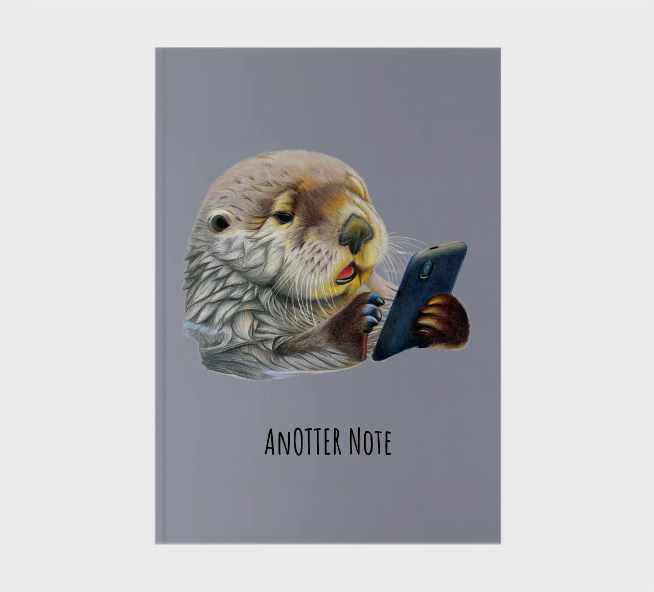 AnOTTER Social Media Addict notebook by Graphit und Farbe