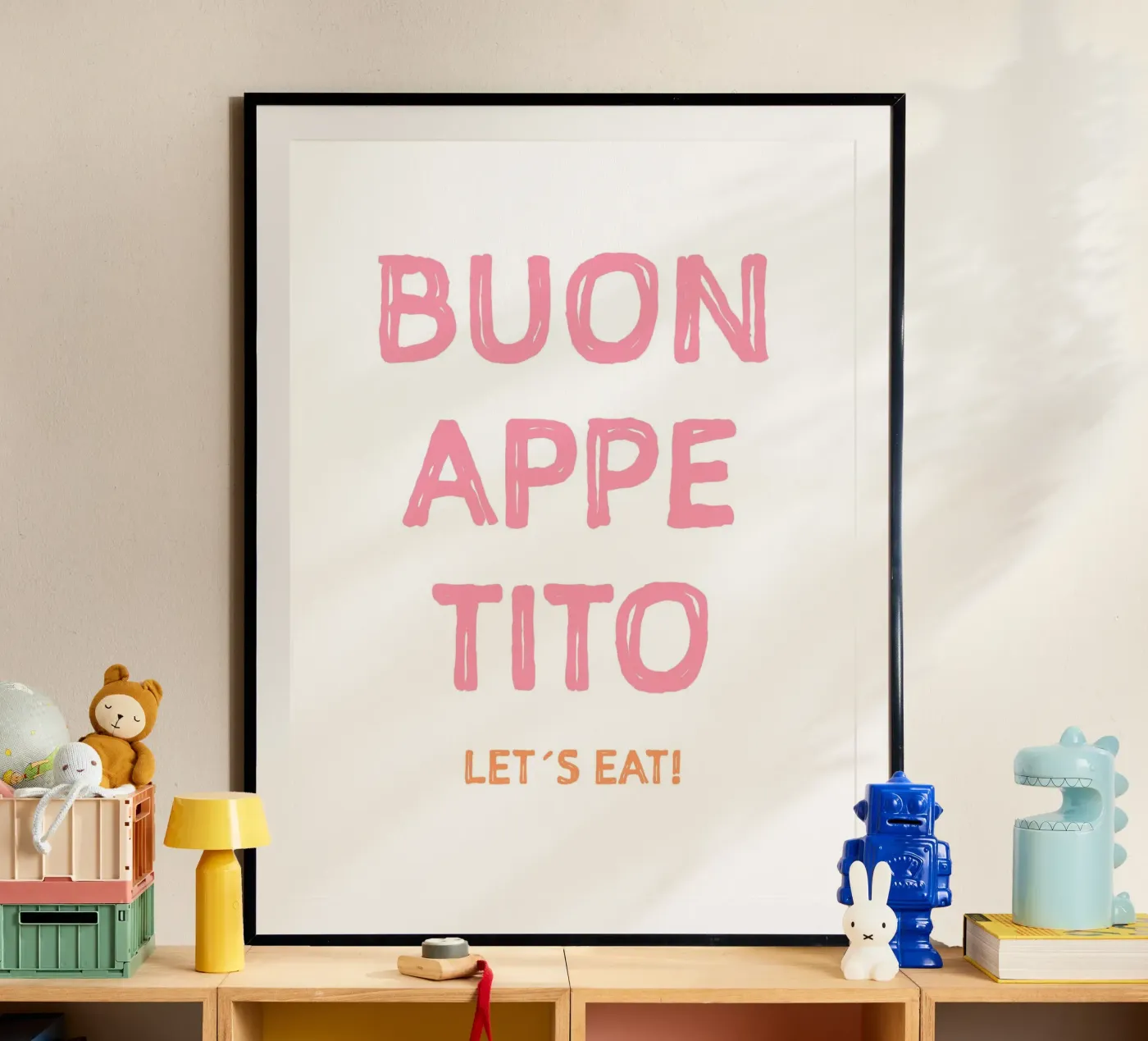 Let´s eat Poster von we line studio - art