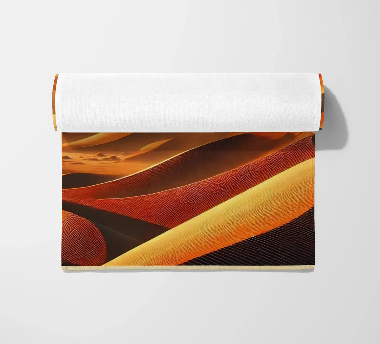 Poster d'epoca della Namibia, dune di Sossusvlei telo mare da Chromatic Fusion Studio