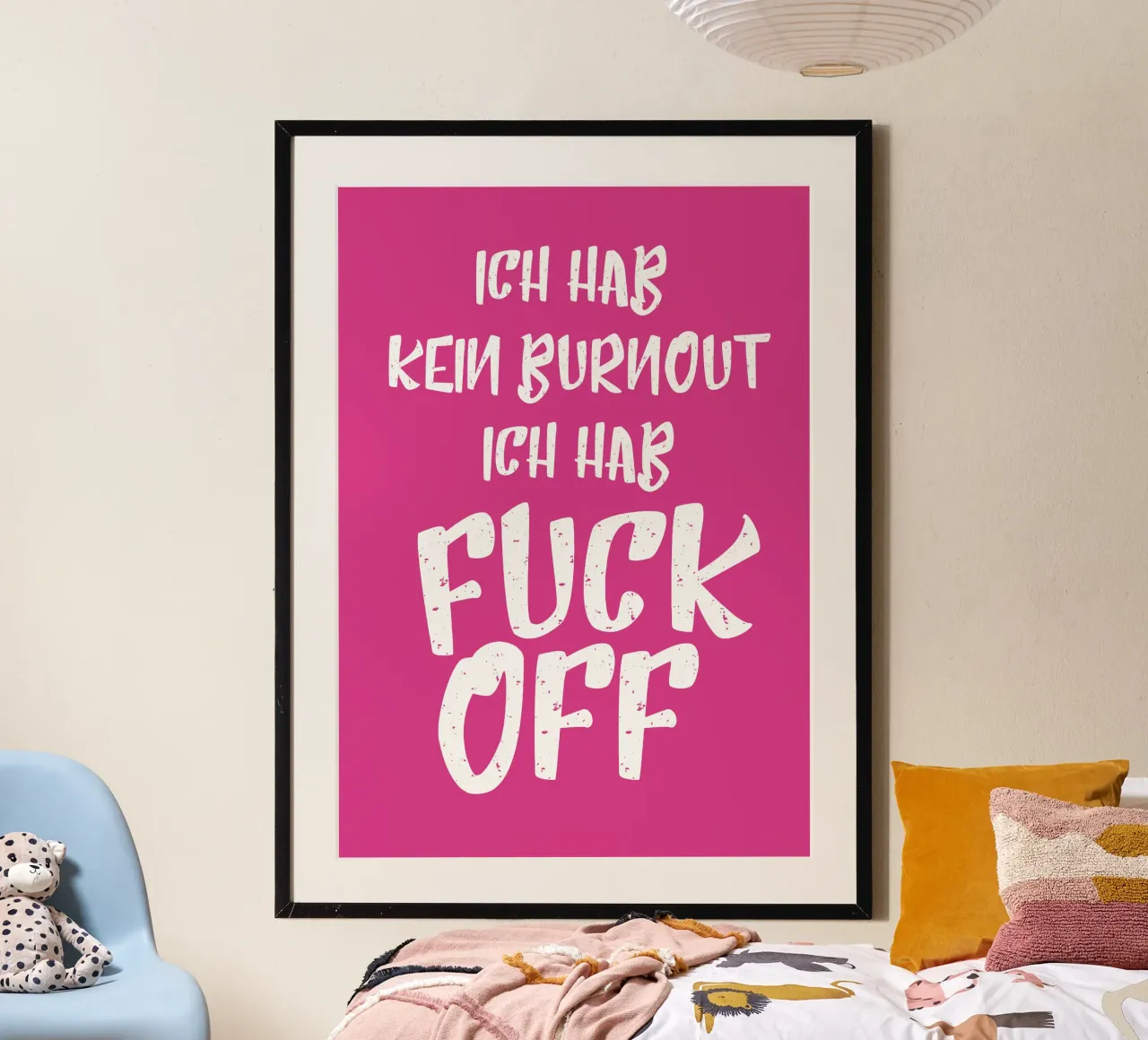 Burnout poster da Typografik