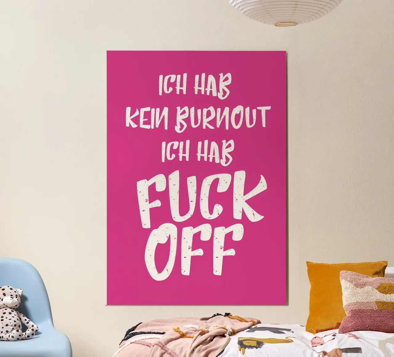 Burnout poster da Typografik