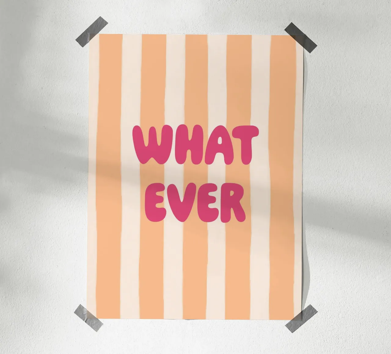 What ever poster con telaio in plastica da we line studio - art