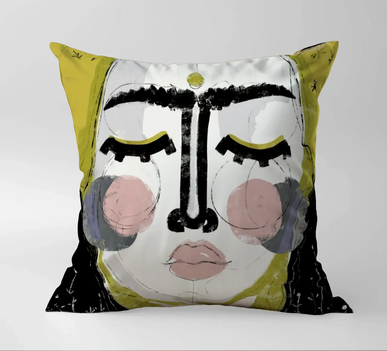 Goddess of the Night cuscino da treechild