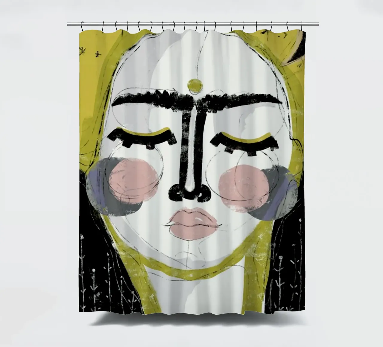 Goddess of the Night tenda da doccia da treechild