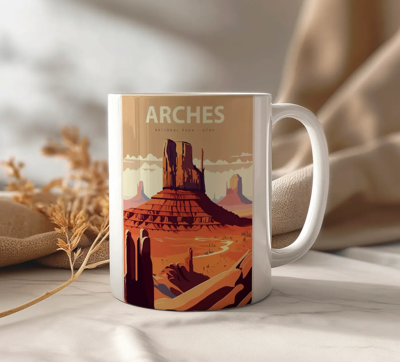 Arches ceramic mug by carrie Shop
