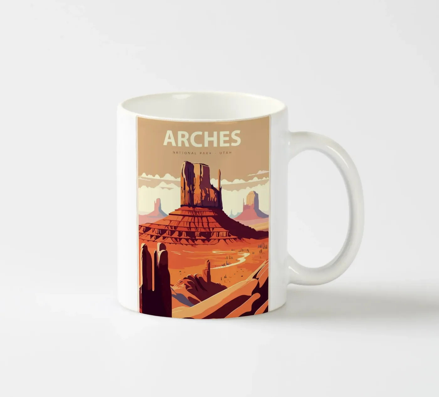 Arches ceramic mug by carrie Shop