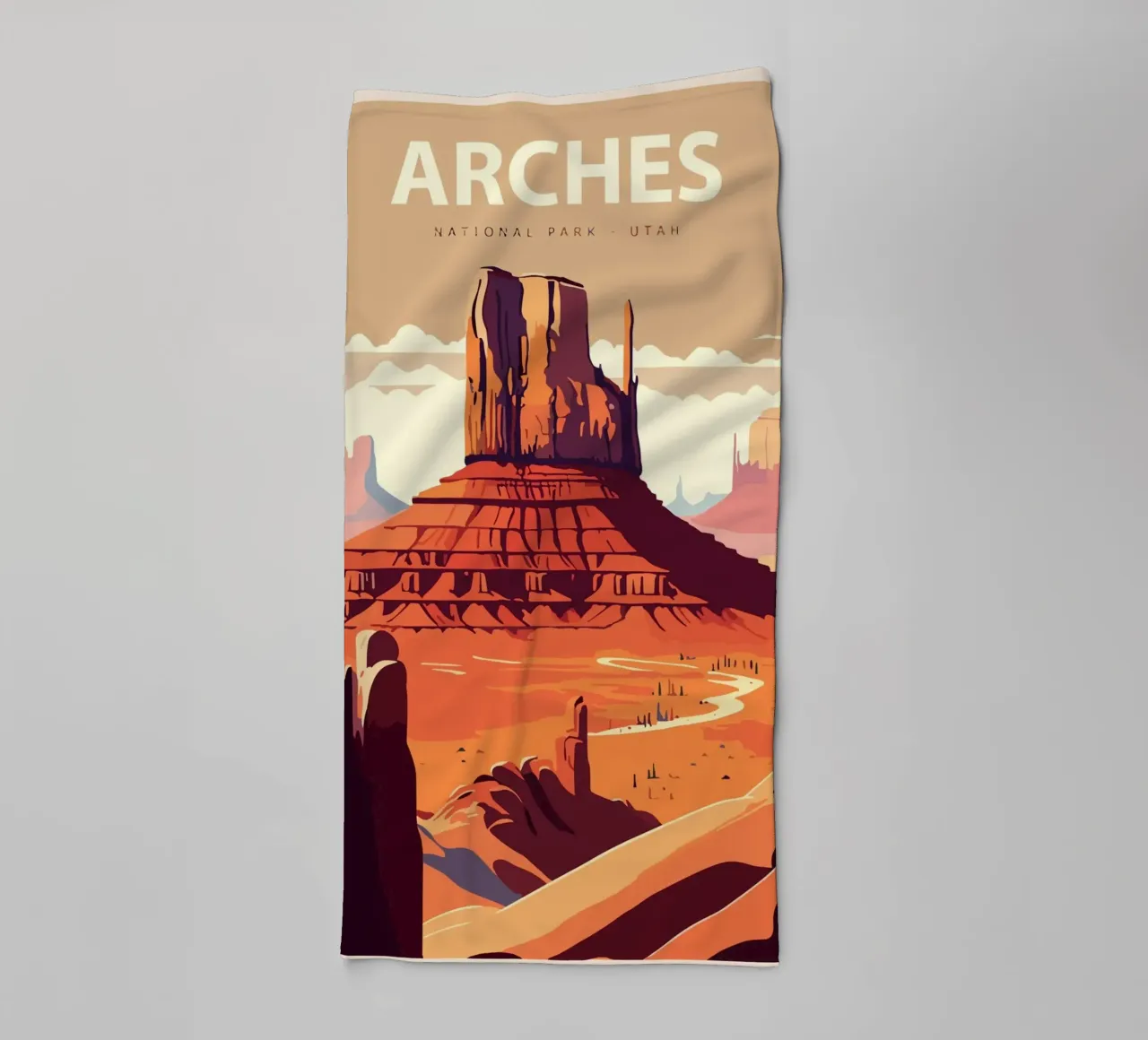 Bogen badhanddoek van carrie Shop