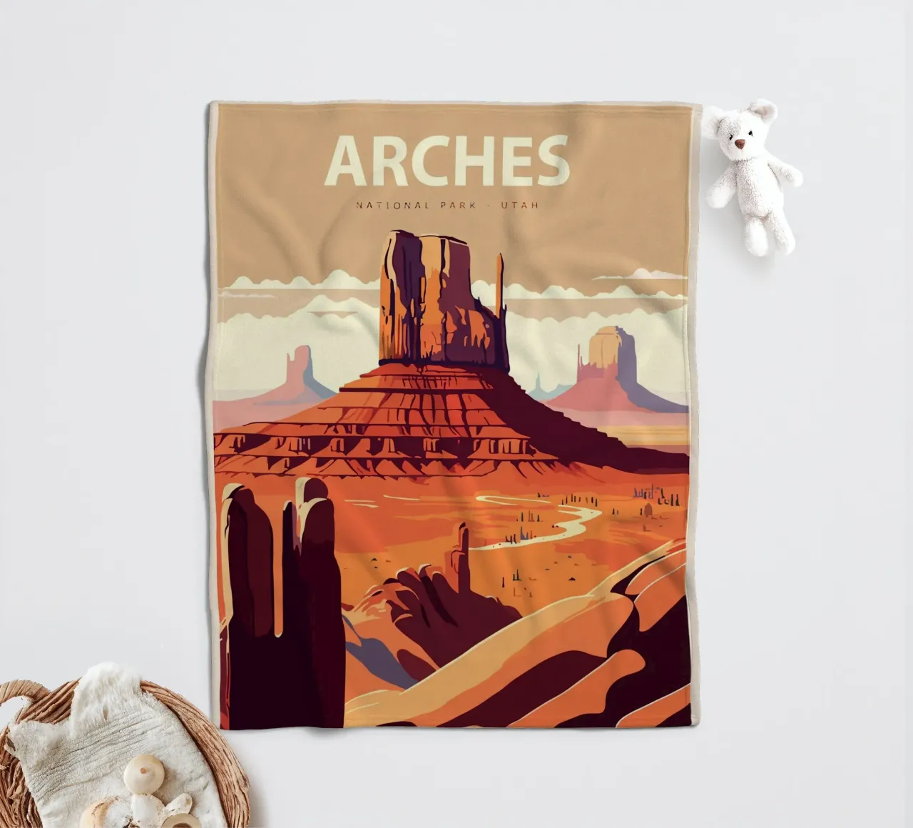 Archi coperta in pile da carrie Shop