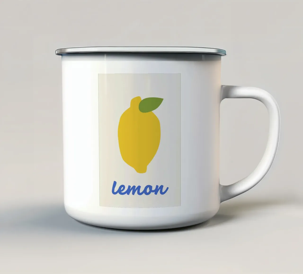 Limone tazza in smalto da we line studio - art