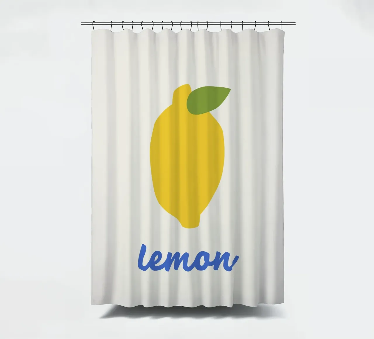 Zitrone Duschvorhang von we line studio - art
