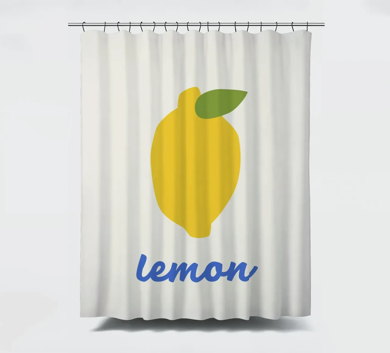 Zitrone Duschvorhang von we line studio - art