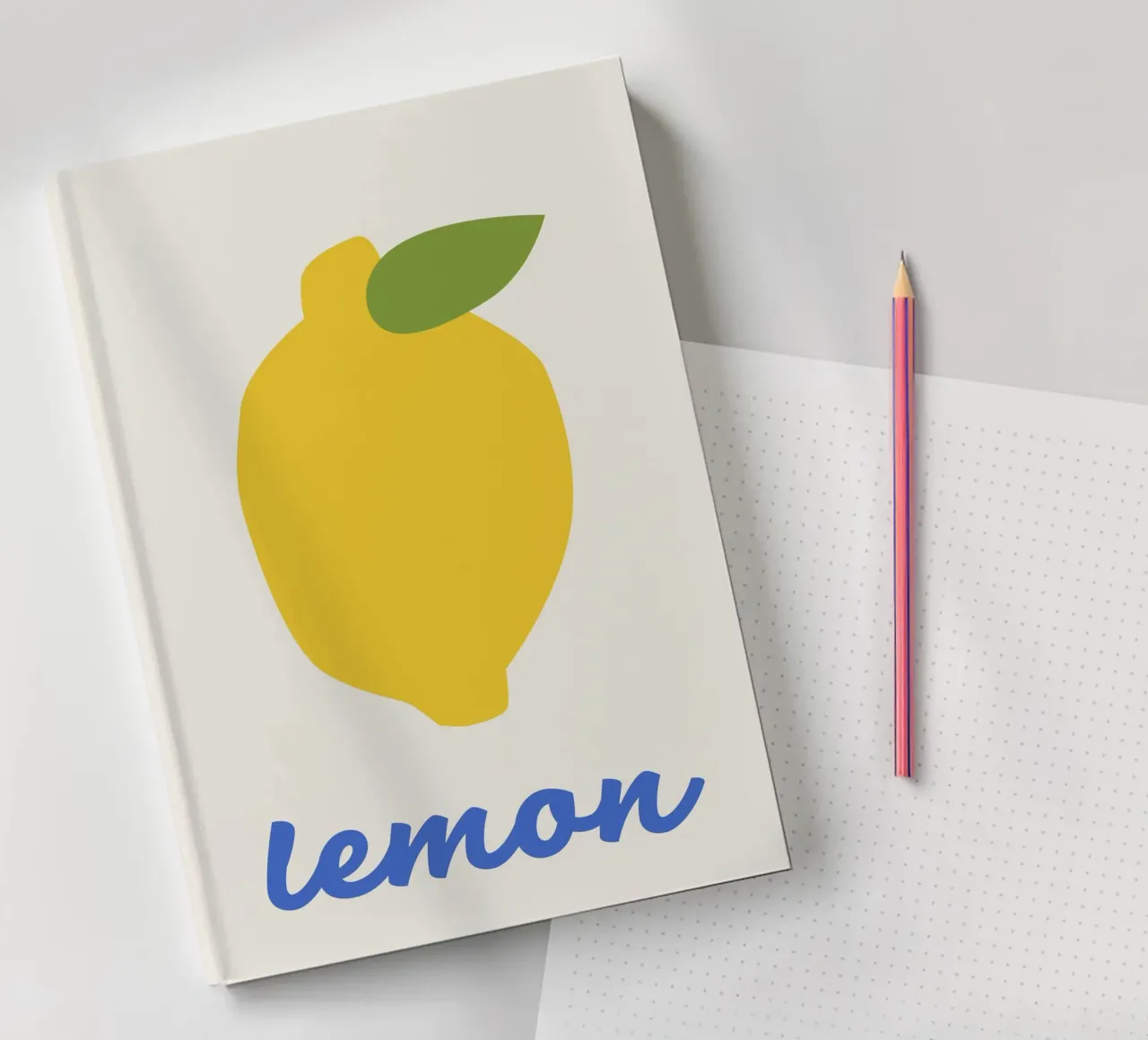 Lemon notebook by we line studio - art