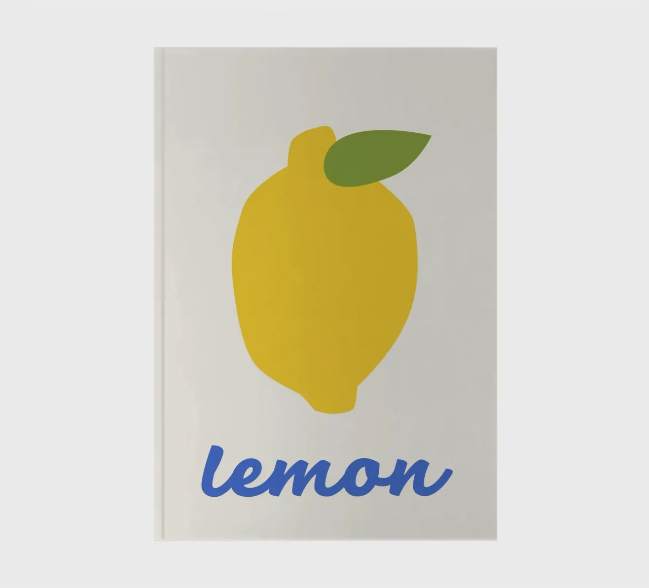 Lemon notebook by we line studio - art