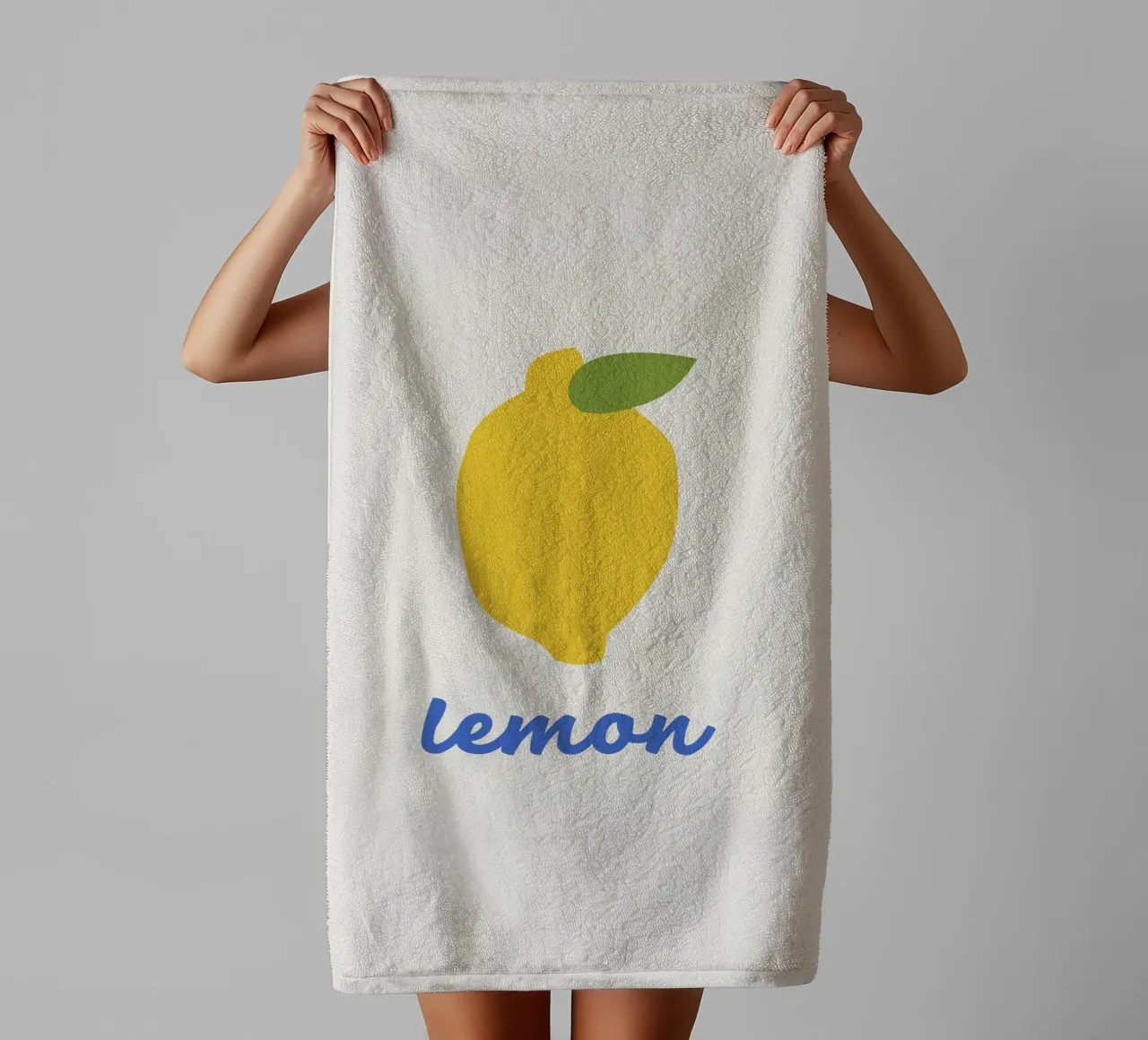 Zitrone Handtuch von we line studio - art