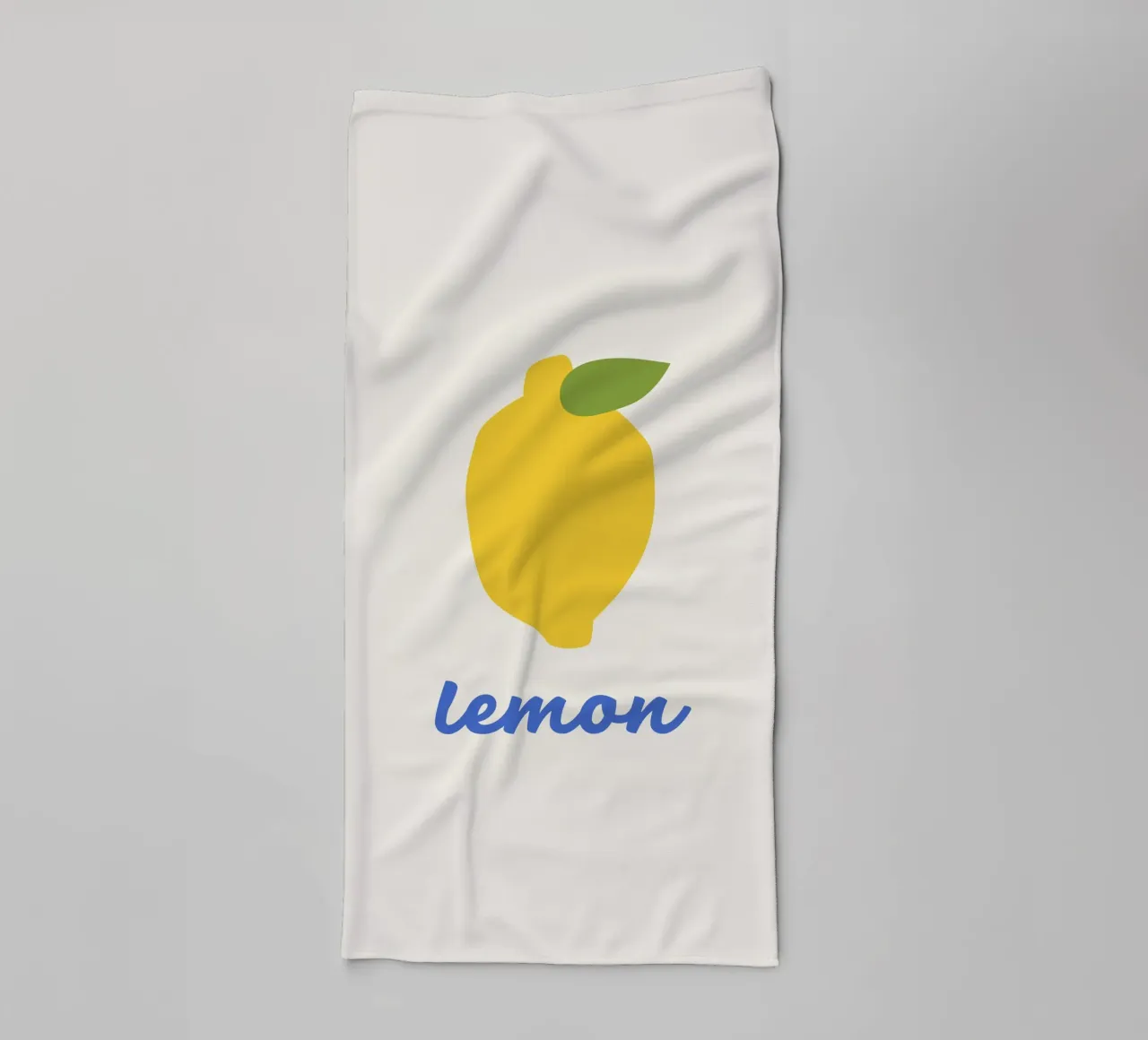 Zitrone Handtuch von we line studio - art