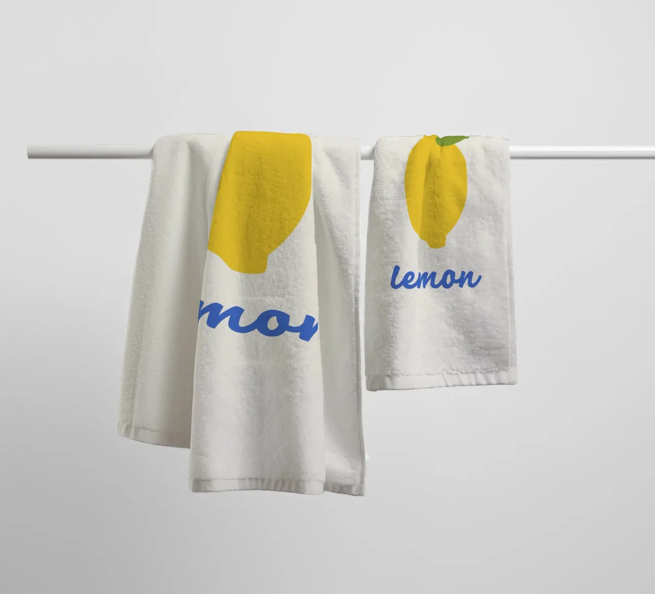 Zitrone Handtuch von we line studio - art