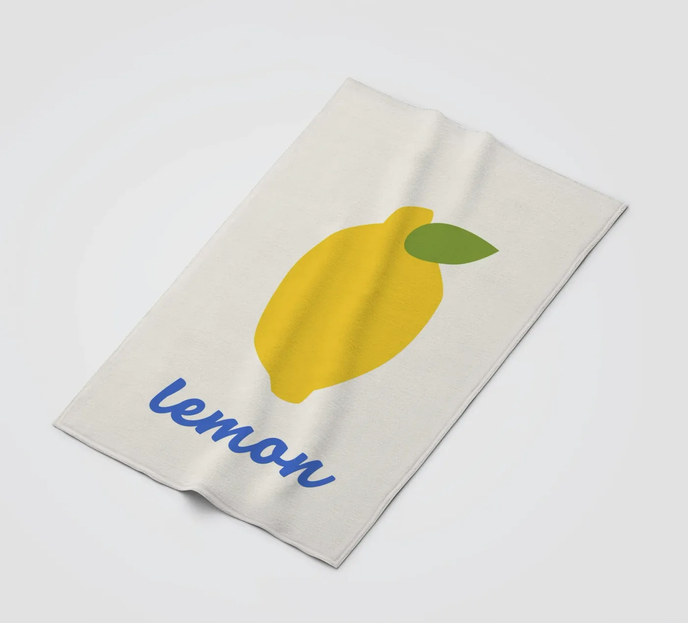 Lemon fleece blanket by we line studio - art