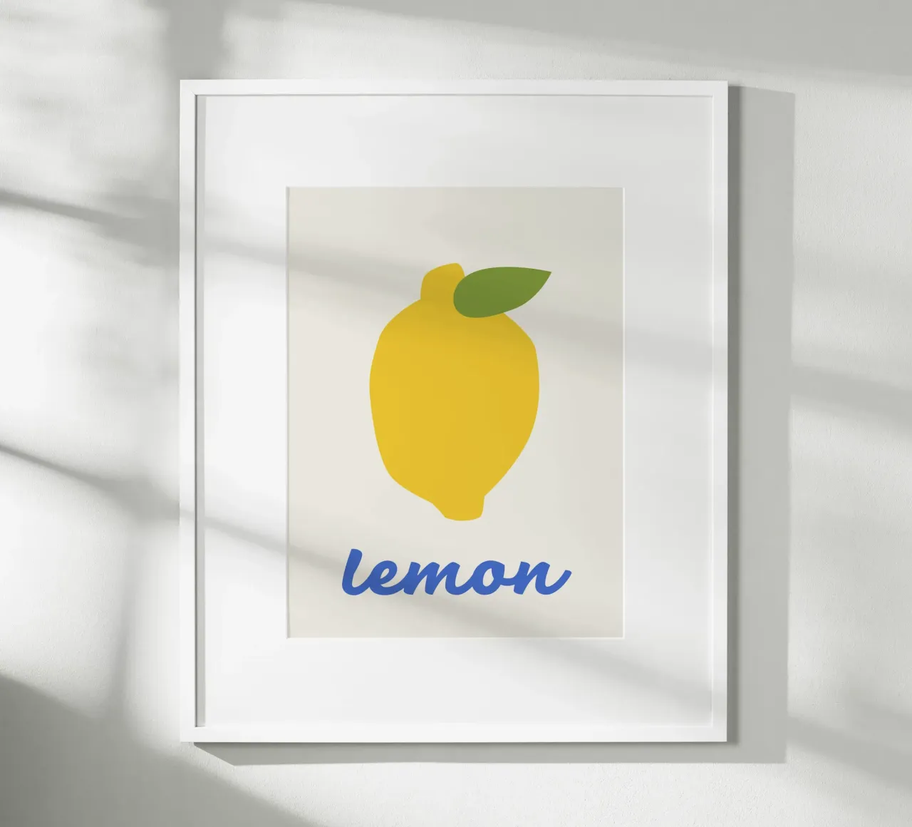 Zitrone Hahnemühle von we line studio - art