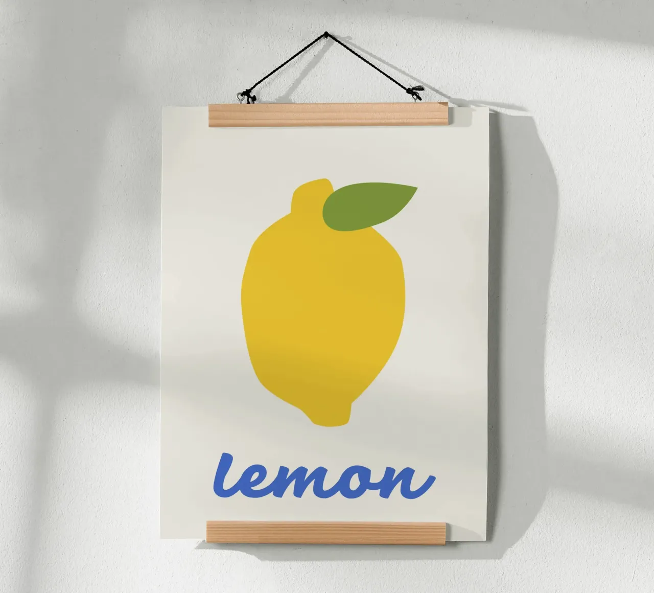 Zitrone Hahnemühle von we line studio - art