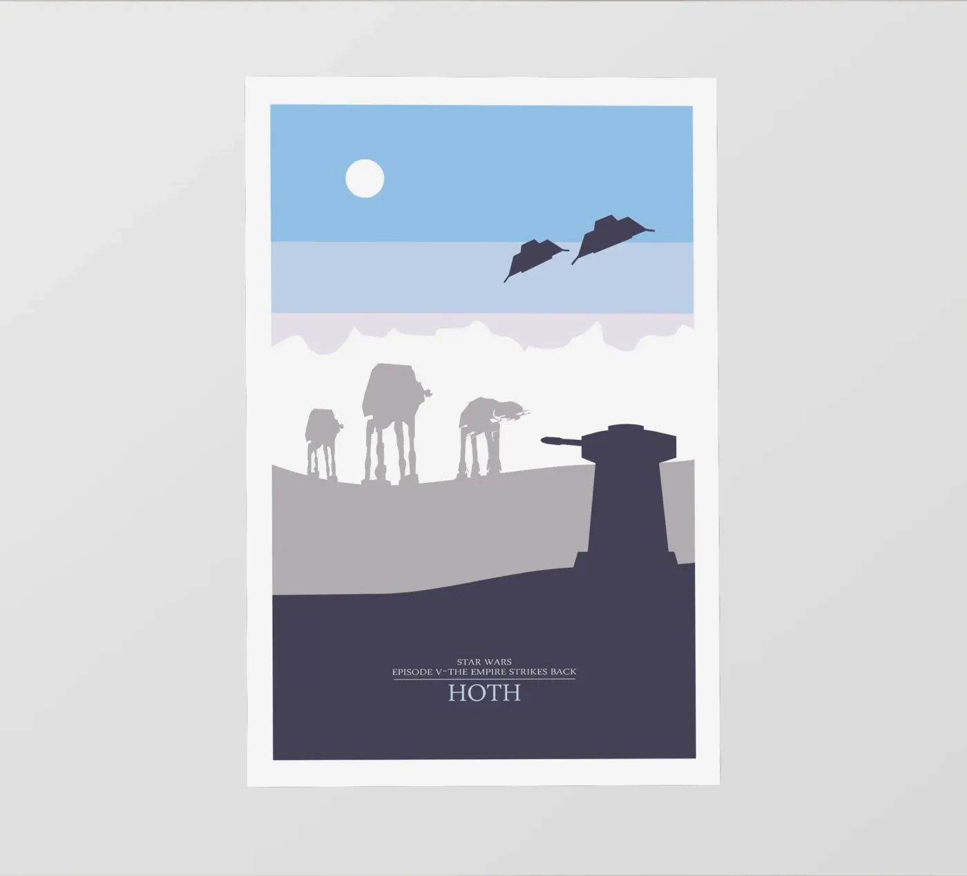 Hoth fotobehang van carrie Shop