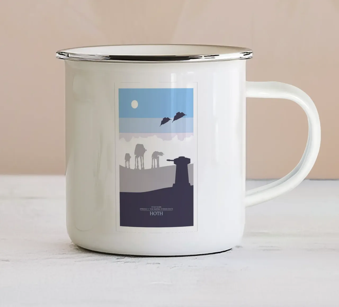 Hoth tazza in smalto da carrie Shop