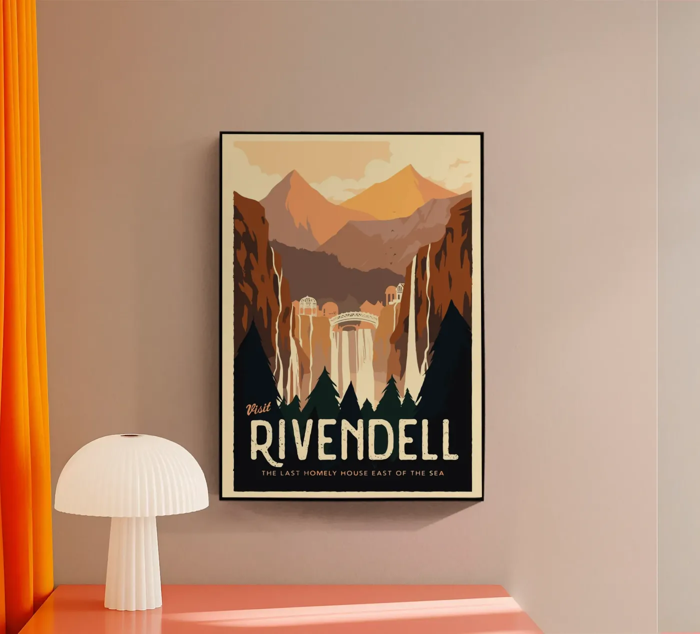 Rivendell acrylic glass by carrie Shop