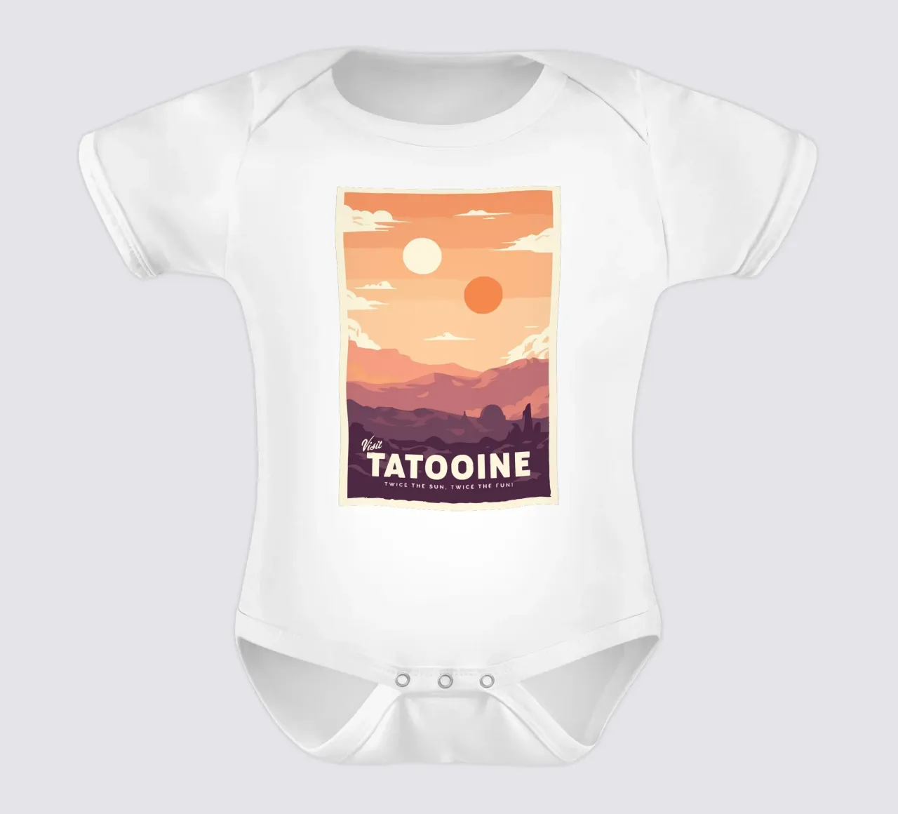 Tatooine body neonato maniche corte da carrie Shop