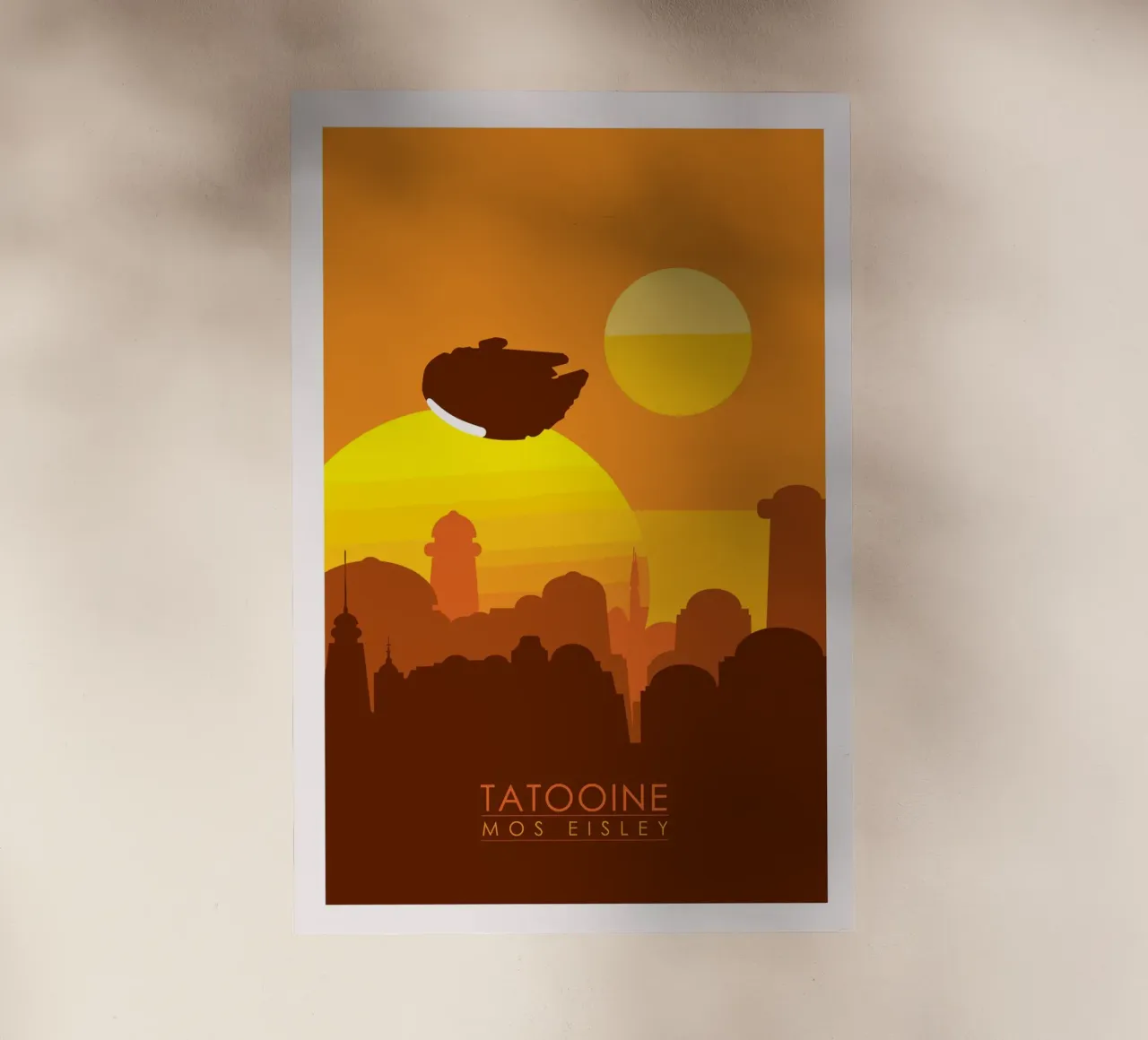 Tatooine Mos Eisley pellicola backlit da carrie Shop