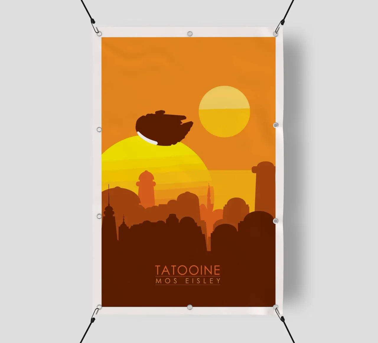 Tatooine Mos Eisley telo in pvc da carrie Shop