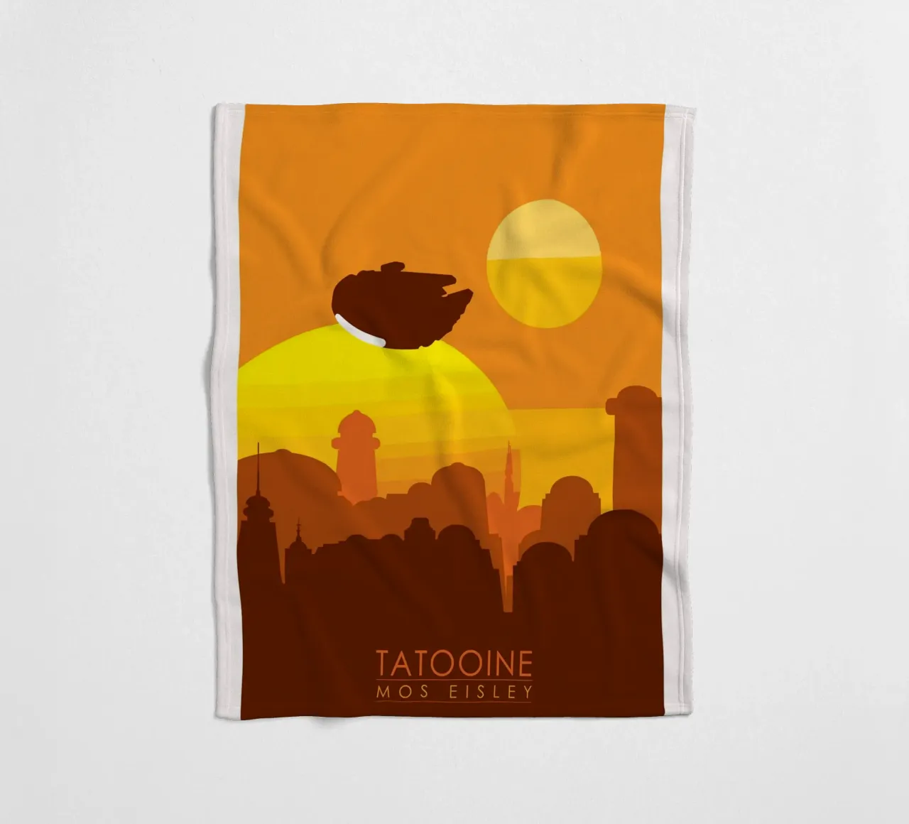 Tatooine Mos Eisley coperta in pile da carrie Shop