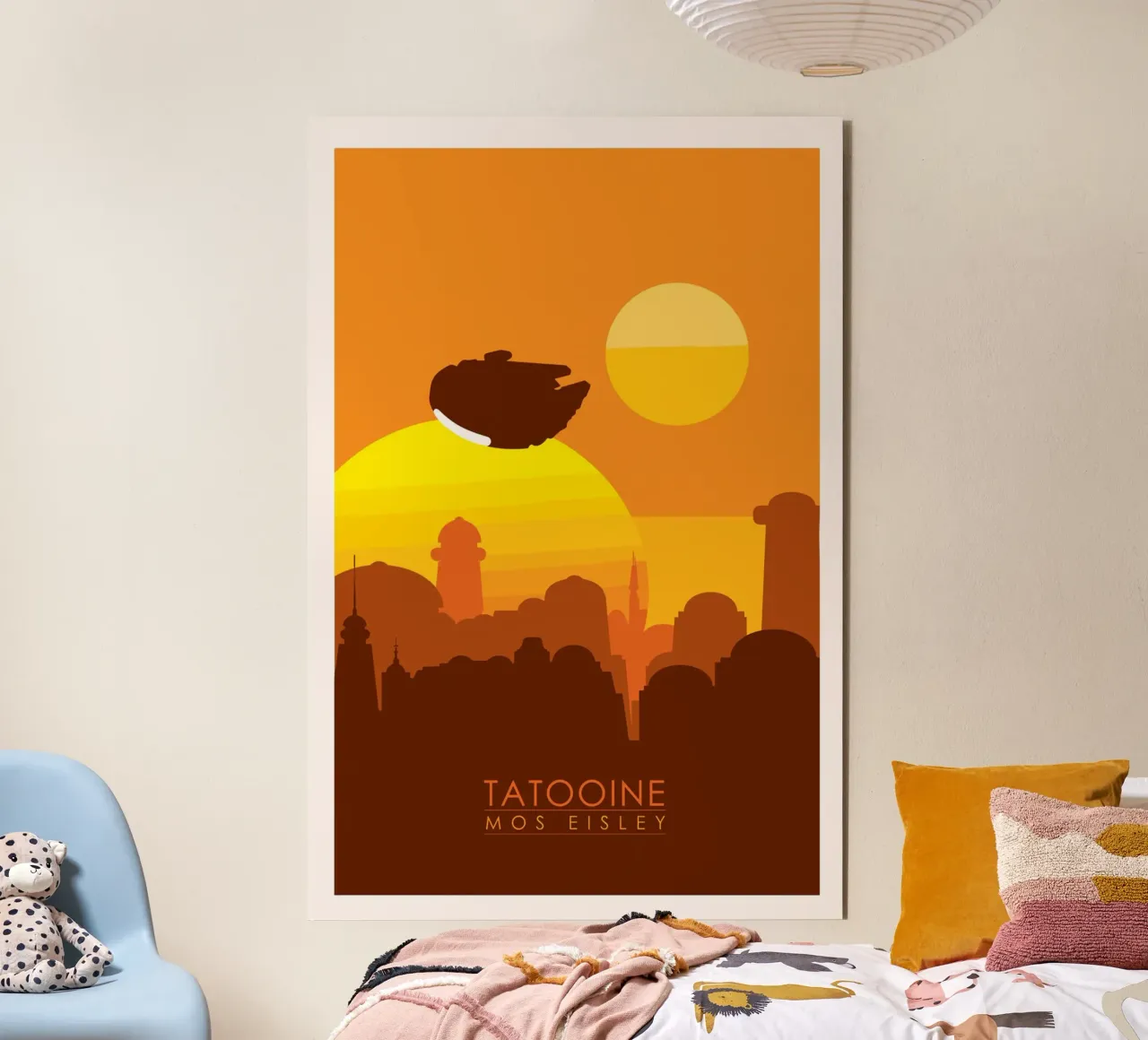 Tatooine Mos Eisley alluminio dibond da carrie Shop