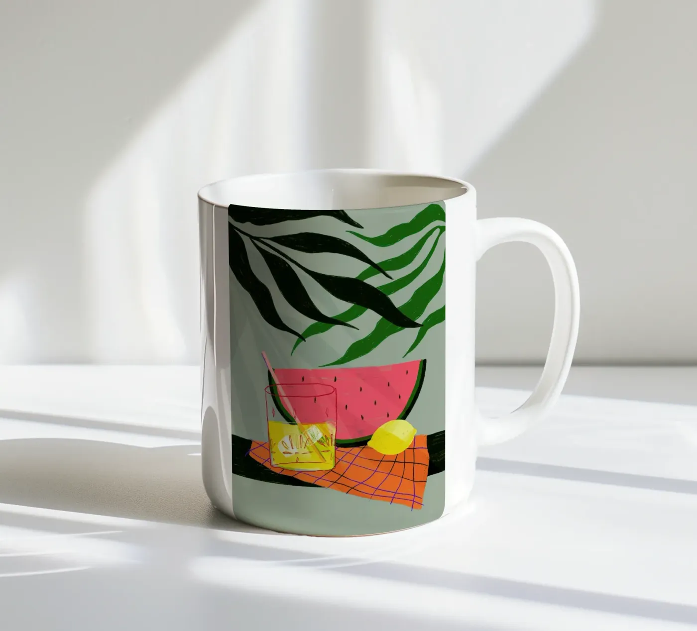 Melonade II ceramic mug by Pure