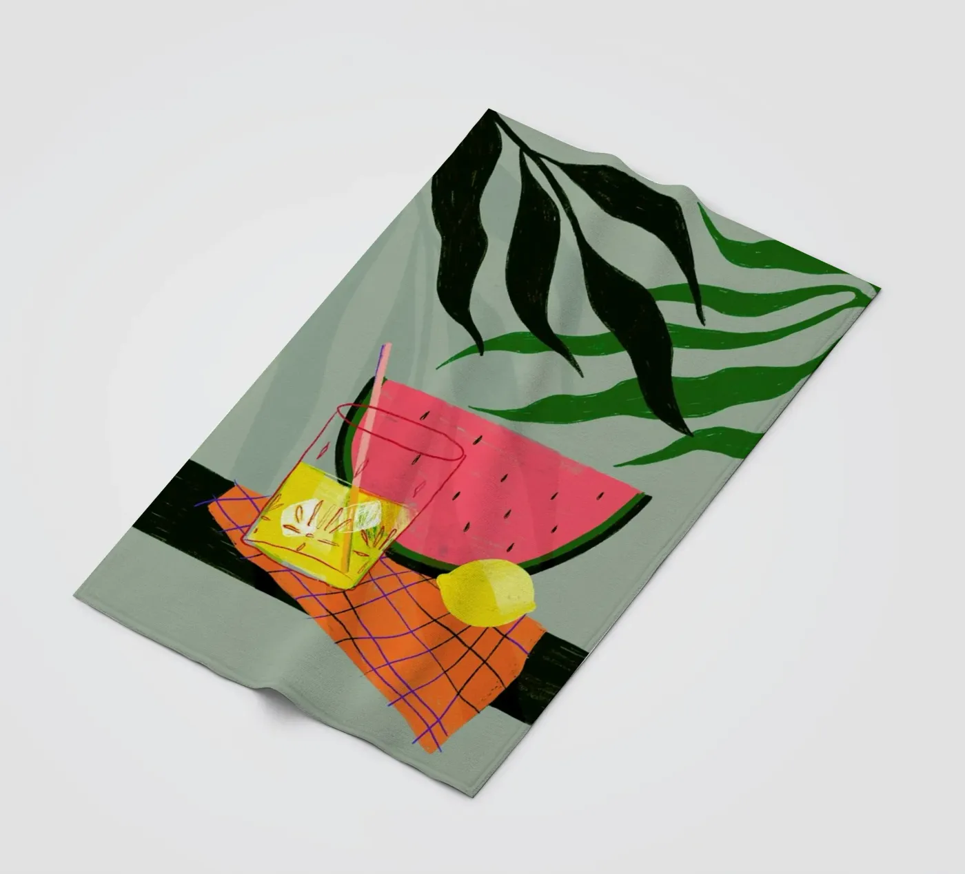 Melonade II fleecedeken van Pure