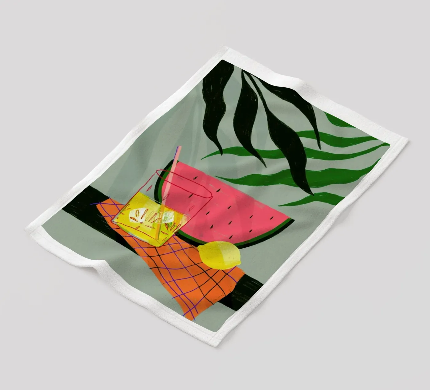 Melonade II fleecedeken van Pure