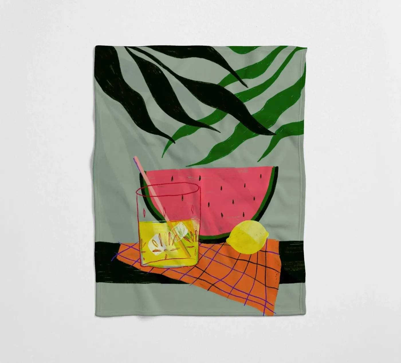 Melonade II fleecedeken van Pure