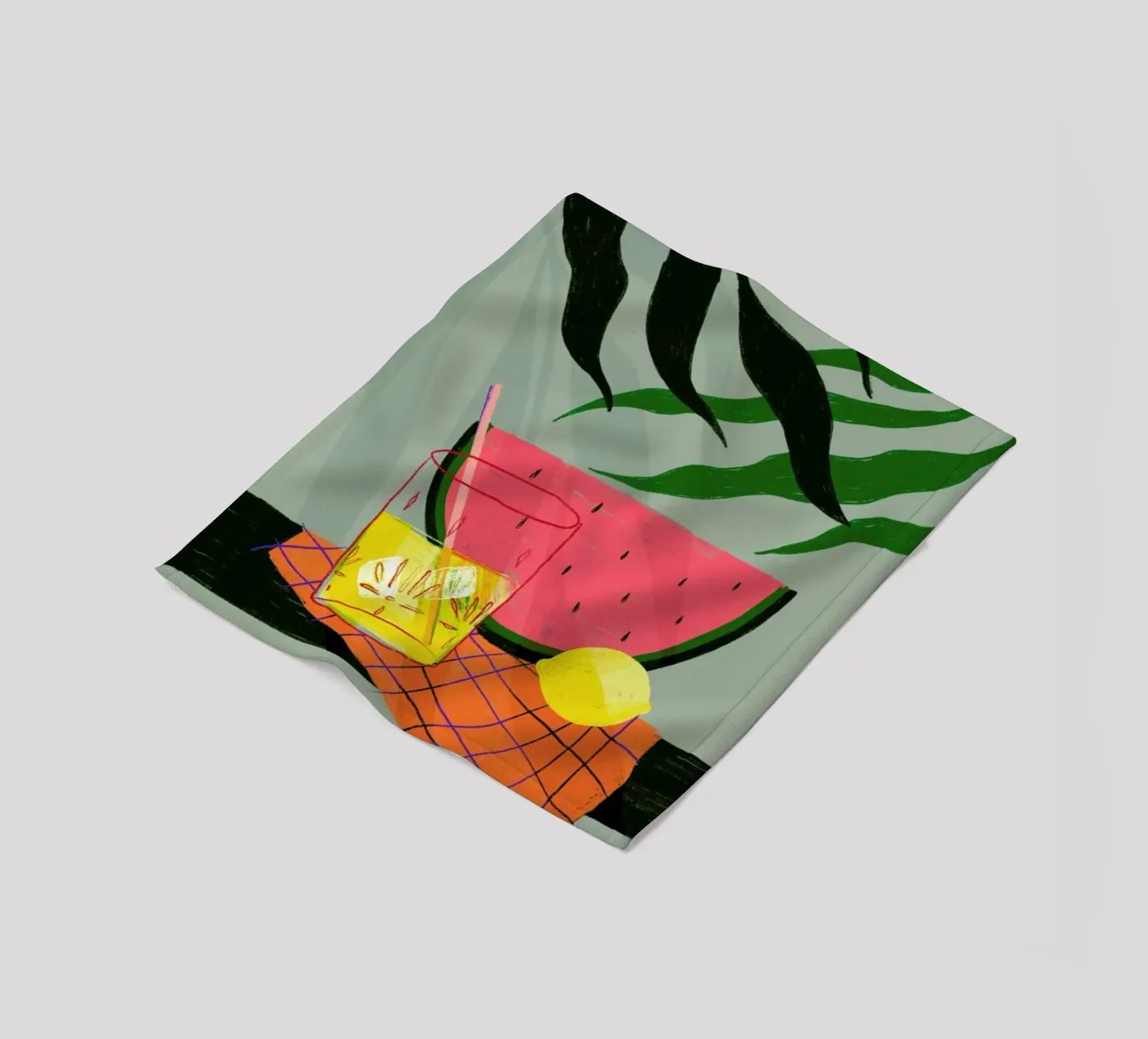 Melonade II Fleecedecke von Pure