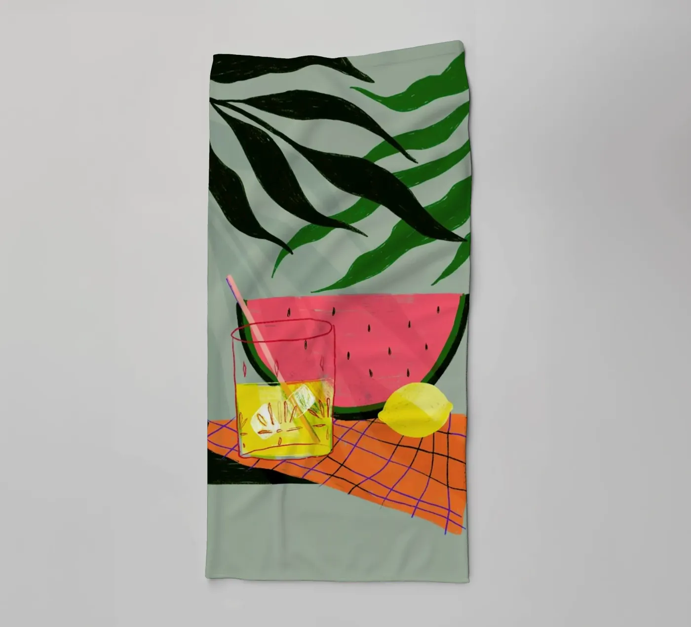 Melonade II badhanddoek van Pure