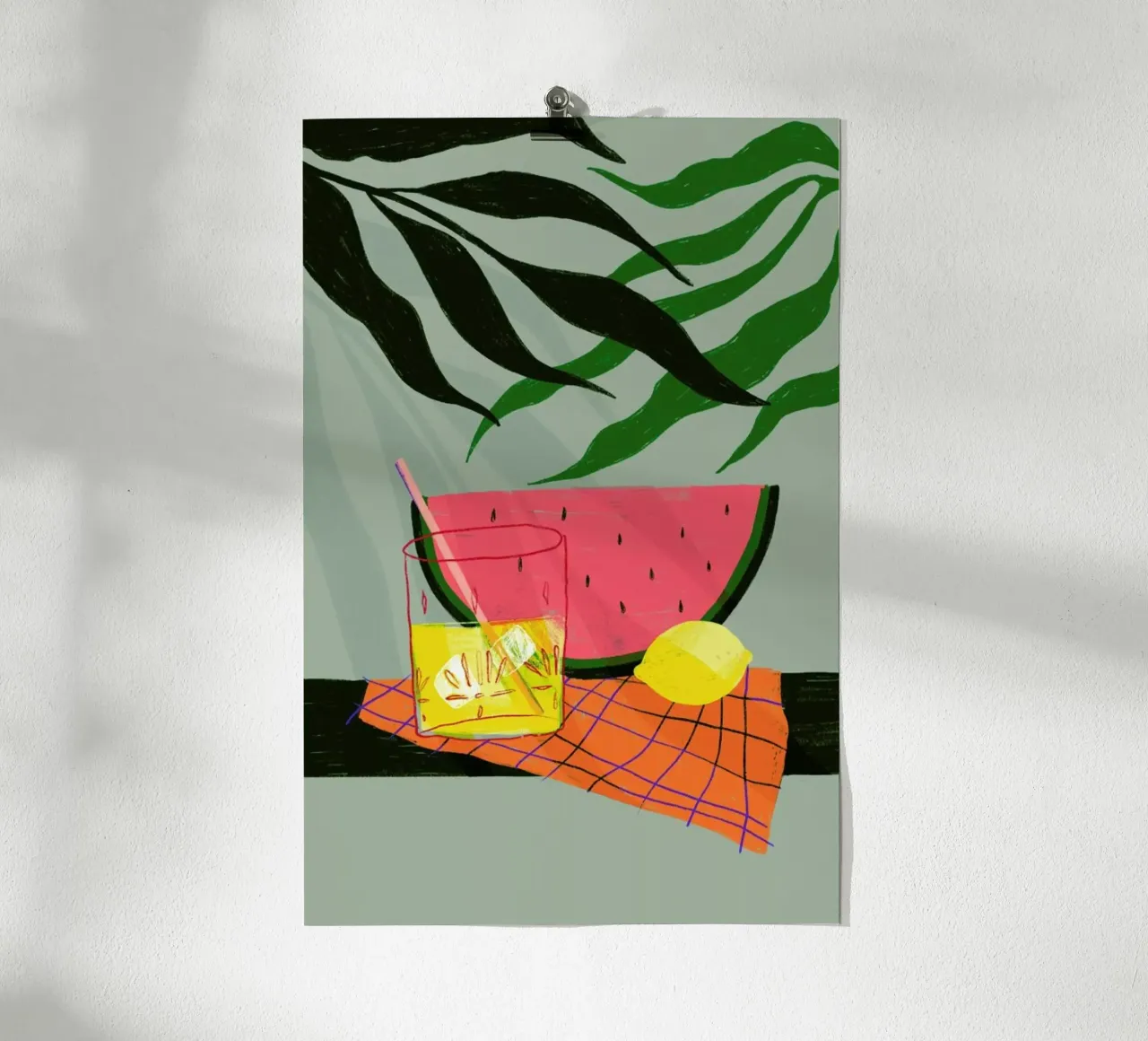 Melonade II carta hahnemühle da Pure