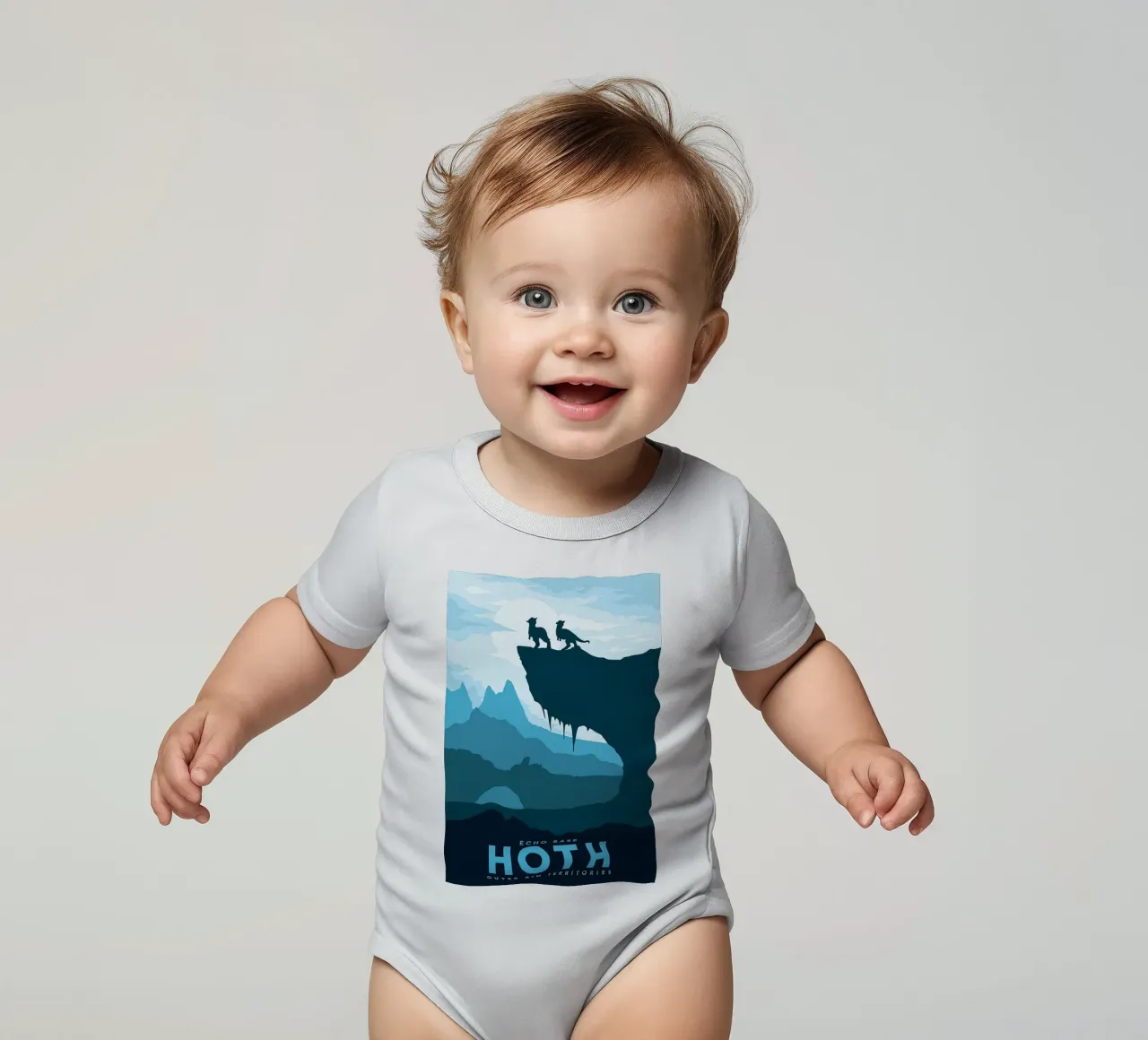 bezoek echobasis Hoth babyrompertje korte mouwen van carrie Shop