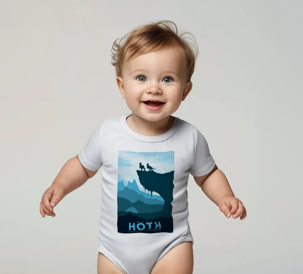 bezoek echobasis Hoth babyrompertje korte mouwen van carrie Shop