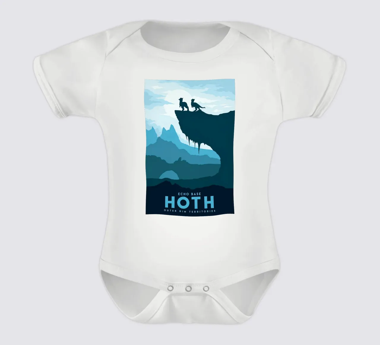 bezoek echobasis Hoth babyrompertje korte mouwen van carrie Shop