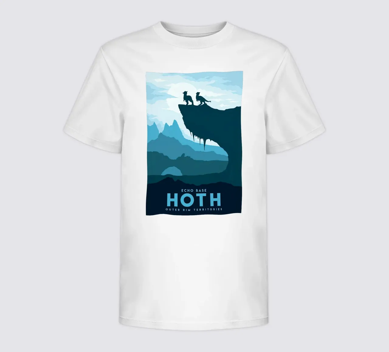 bezoek echobasis Hoth kinder t-shirt van carrie Shop
