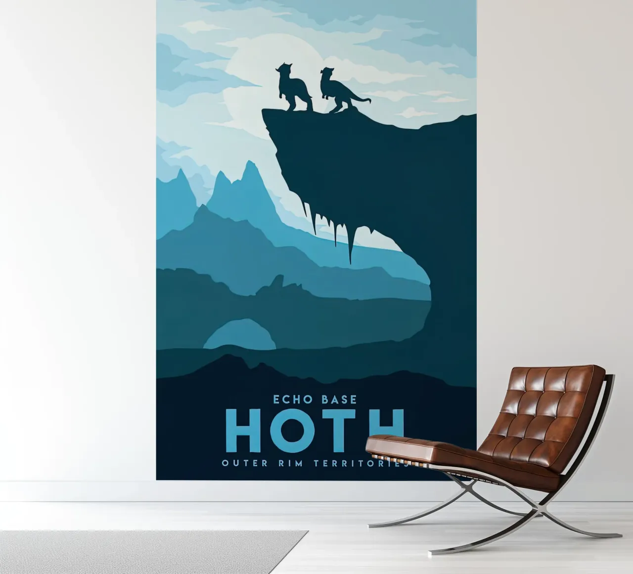 visit echo base Hoth fotobehang van carrie Shop