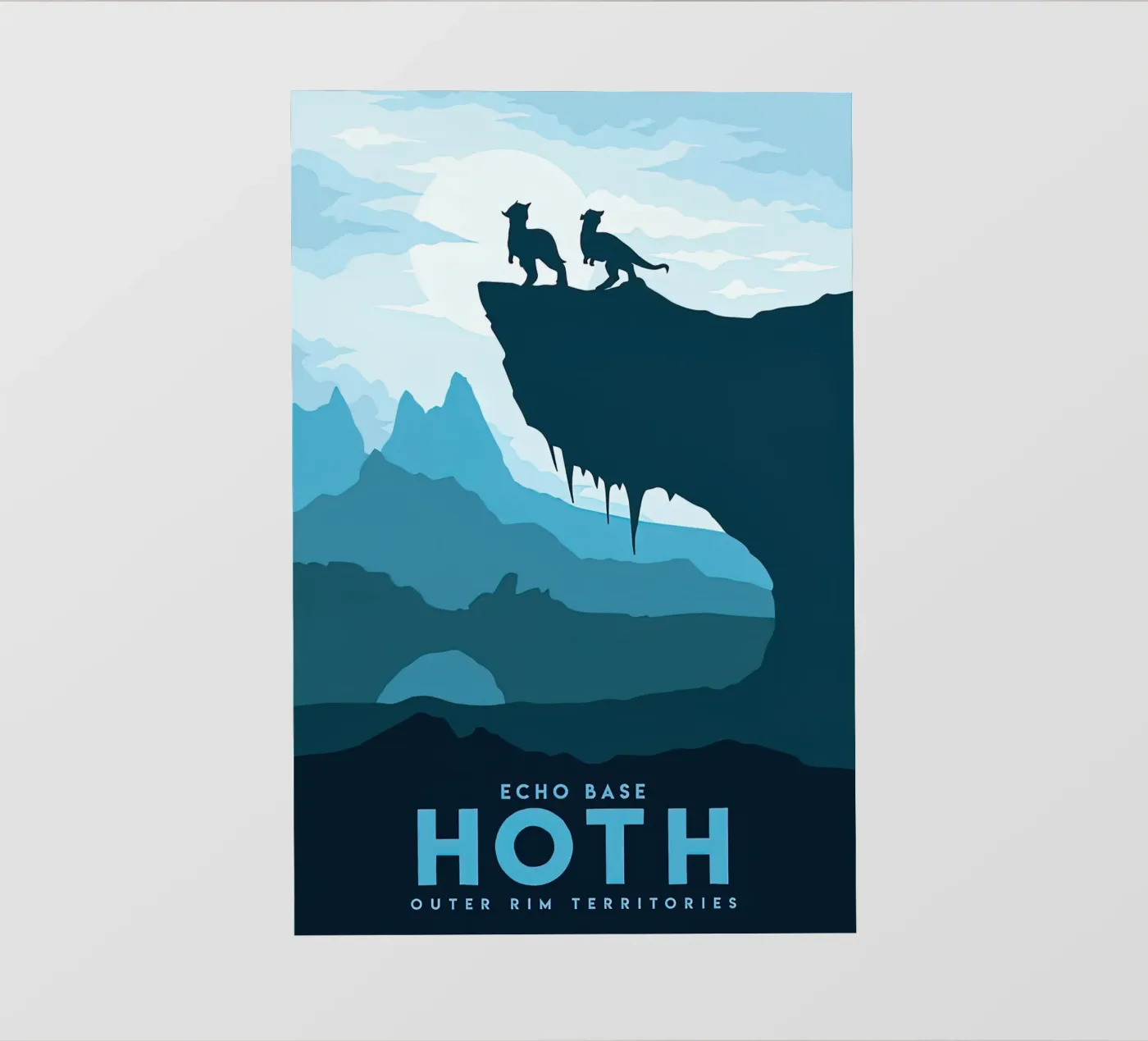 visit echo base Hoth papier peint photo de carrie Shop