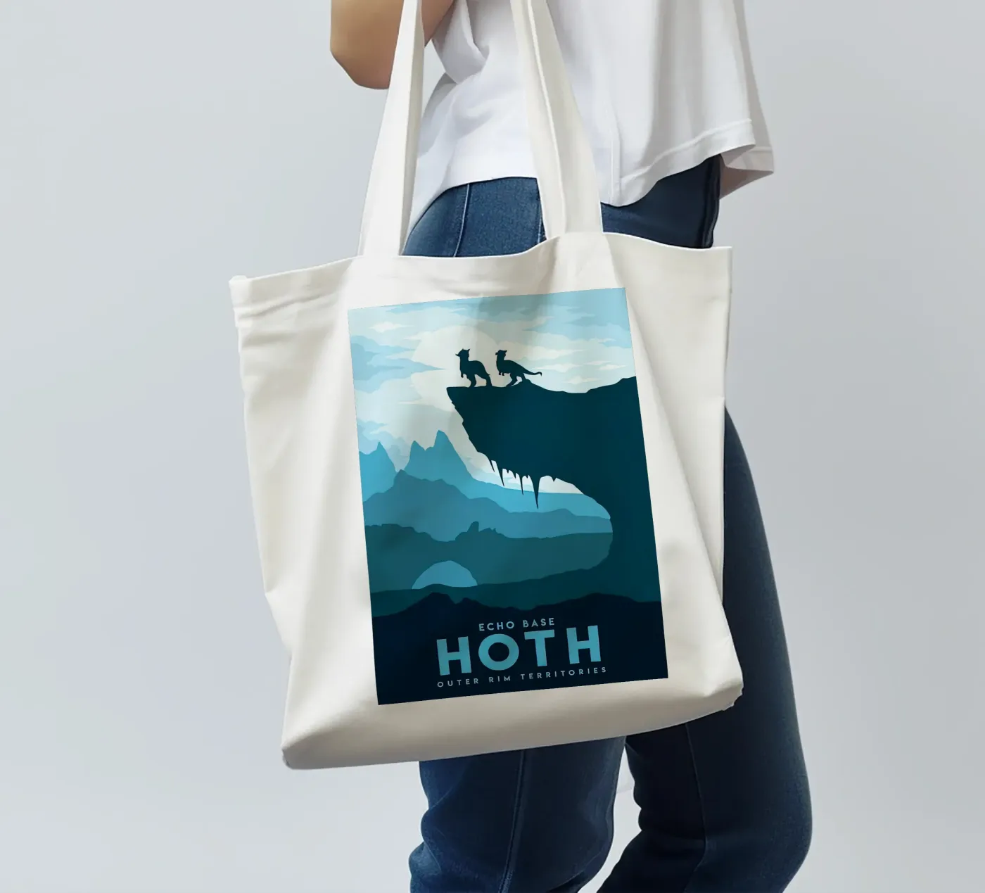 visit echo base Hoth tote bag by carrie Shop