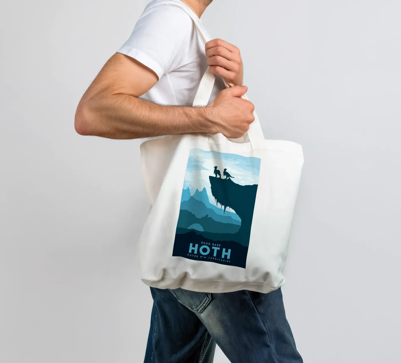 visit echo base Hoth tote bag by carrie Shop