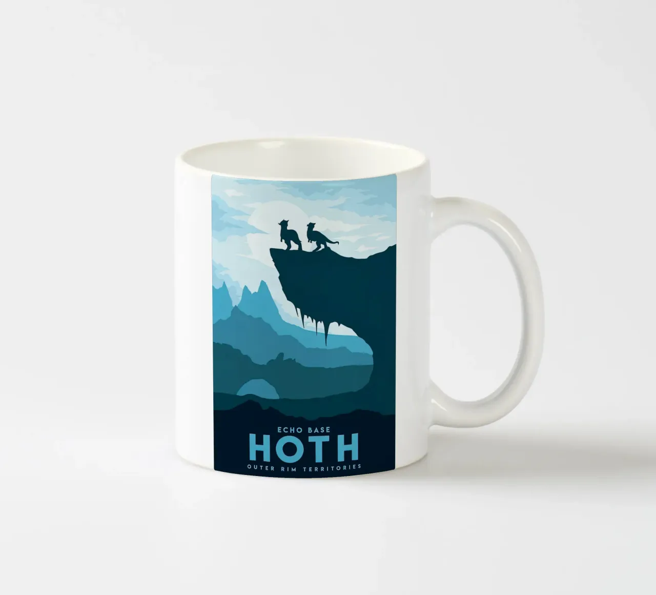 bezoek echobasis Hoth keramische mok van carrie Shop